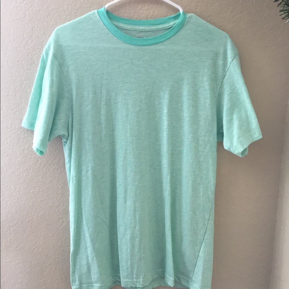 Light blue/green short sleeve shirt